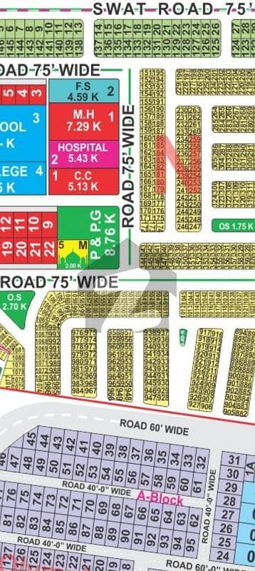 LDA City 5 Marla facing Park on ground plot