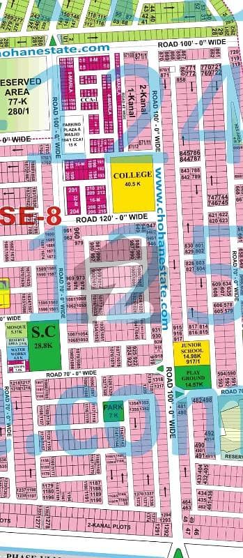 ڈی ایچ اے فیز 8 - بلاک ٹی فیز 8,ڈیفنس (ڈی ایچ اے),لاہور میں 1 کنال رہائشی پلاٹ 5.3 کروڑ میں برائے فروخت۔