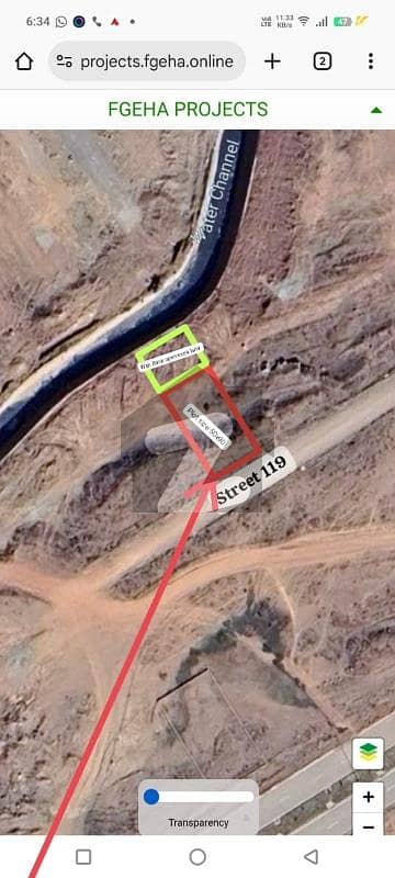 STREET 119 PLOT BACK OPEN extra land