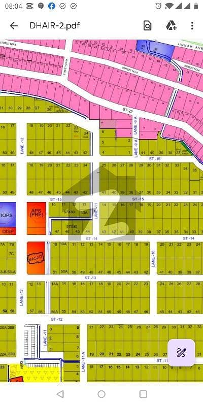 1 Kanal South Facing Plot for Sale in DHA Phase 2 Islamabad Sector G