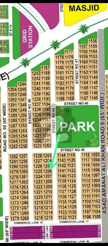 ڈی ایچ اے فیز 1 ۔ سیکٹر ایچ ڈی ایچ اے فیز 1,ڈی ایچ اے ڈیفینس,ملتان میں 1 کنال رہائشی پلاٹ 95.0 لاکھ میں برائے فروخت۔