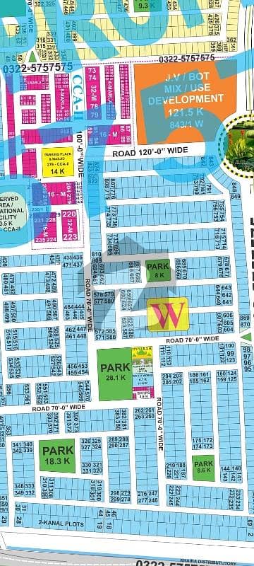 1 kanal Most prime plot Phase 8 Block W DHA Lhr