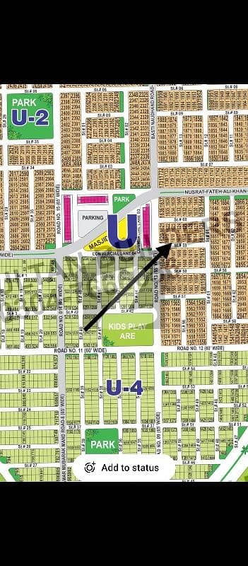 ڈی ایچ اے فیز 1 ۔ سیکٹر یو ڈی ایچ اے فیز 1,ڈی ایچ اے ڈیفینس,ملتان میں 1 کنال رہائشی پلاٹ 52.0 لاکھ میں برائے فروخت۔