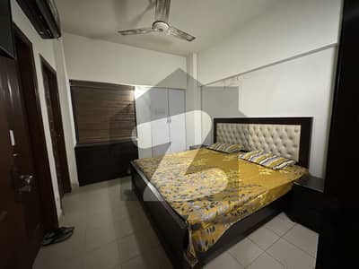 602 sq ft 1 bed furnished apartment Defence Residency DHA Phase 2 Islamabad for rent