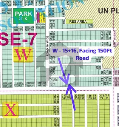 ڈی ایچ اے فیز 7 - بلاک ڈبلیو فیز 7,ڈیفنس (ڈی ایچ اے),لاہور میں 2 کنال رہائشی پلاٹ 10.6 کروڑ میں برائے فروخت۔
