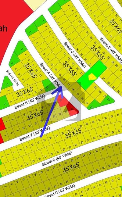 10 Marla plot for sale Margalla enclave