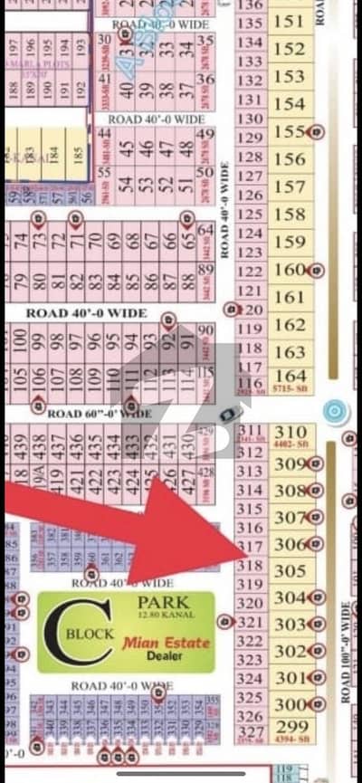 10 Marla for sale in citi housing samundari road . almost park facing