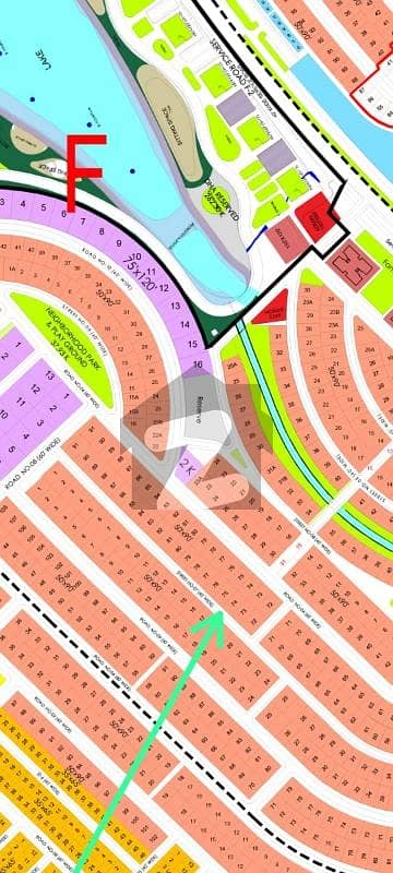 Dha Phase 3 Sector F Developed Plot South Face