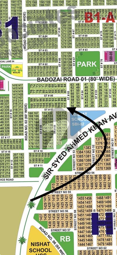 Corner 10 Marla Prime location plot possession sector Available for sale in dha multan