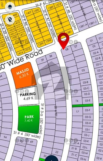 Corner 27 Marla Paid Plot Sector F-4