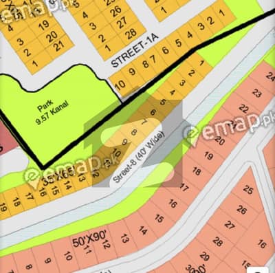 10 Marla Plot For Sale In Street 8, Sector D, DHA Phase 4