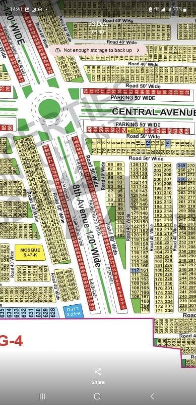 10 Marla Plot For Sale Possession Paid Utility Paid G6 Block Phase 4 Bahria Orchard Lahore