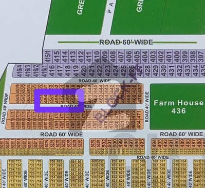 10 Marla Plot Available For Sale At 60 Ft Rd In Block FF Citi Housing Gujranwala