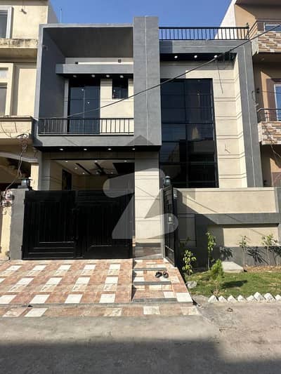 5 Marla Brand New Modern Design House For Sale In Developed Society