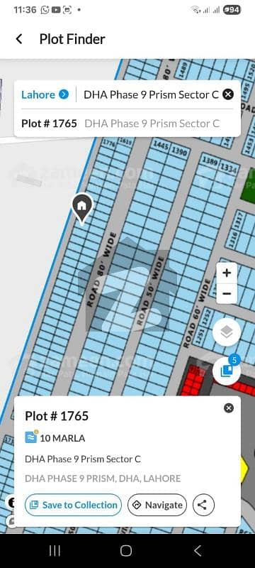 Prism Phase 9 , 10 Marla l Plot Close To 80 ft Road In Sector C Prime Block for Urgent Sale
