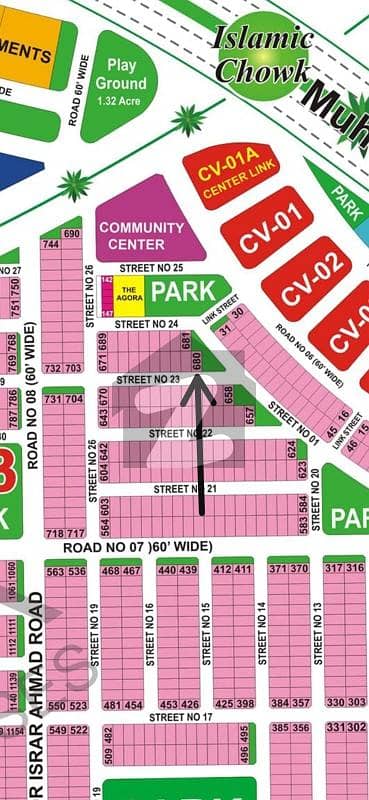 A Residential Plot Of 8 Marla In Rs. 4400000