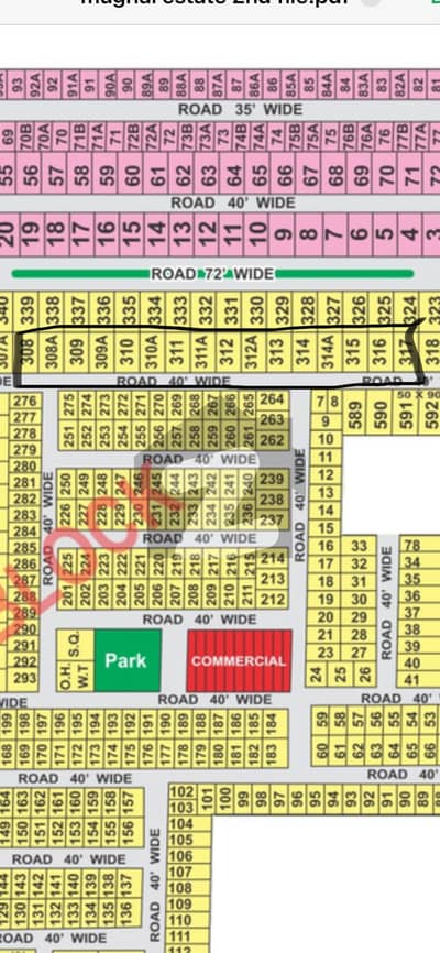 Dc Colony Mehran Block 1 Kanal Plot For Sale