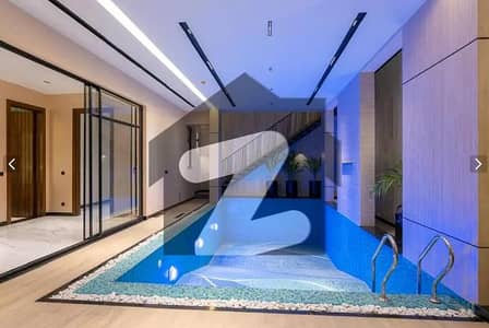 KANAL SWIMMING POOL FULL BASEMENT MAZHAR DESIGNE BUNGALOW NEAR CULB RAYA