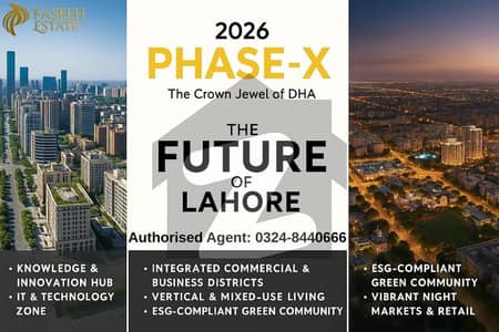 5 Marla Plot File in Phase 10 DHA Lahore a Future of Lahore