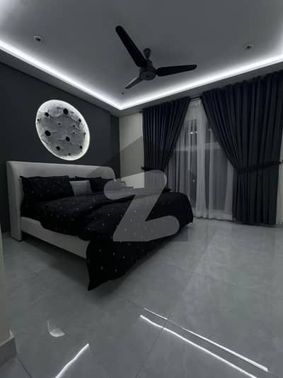 450sq Feet 1 Bed Room Apartment Fully Furnished Available For Rent In MM Alam Road Gulberg