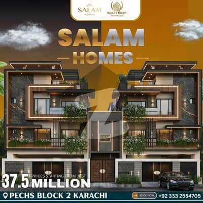 House for sale , 6 Bed Luxury Townhouses | PECHS 2, Karachi | Prime Location & Flexible Payment