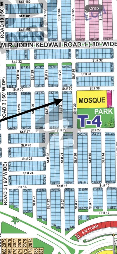 Sector T Most Hot Location Plot For Sale, Close To Masjid Park And Commercial