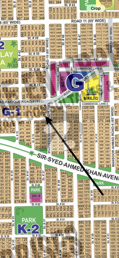 ڈی ایچ اے فیز 1 ۔ سیکٹر جی ڈی ایچ اے فیز 1,ڈی ایچ اے ڈیفینس,ملتان میں 1 کنال رہائشی پلاٹ 83.0 لاکھ میں برائے فروخت۔