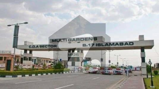 7 Marla Beautiful location Plot For Sale in Multi Garden B-17 islamabad