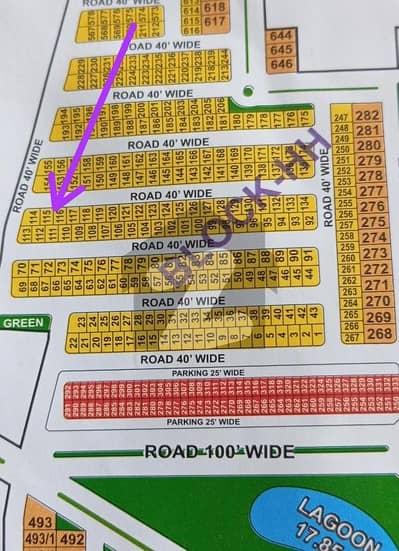 5 Marla Plot Available For Sale In Block HH Citi Housing Gujranwala