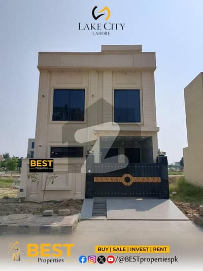 5 Marla Brand New House For SALE Sector M 8 Lake City