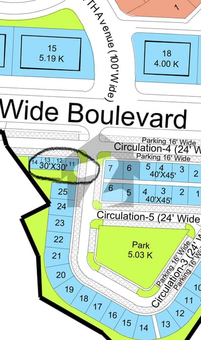 4 Marla Commercial Plot On Main Boulevard Circulation 4 4 Marla Commercial Plot On Main Boulevard Circulation 4