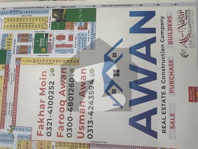 5 Marla Corner Plot for Sale AA Block, Canal Garden, Lahore