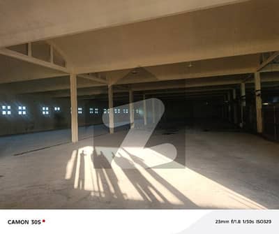 20 kanal factory available for rent.