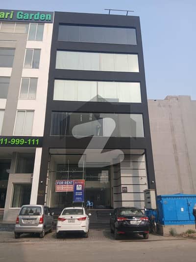 8 Marla Brand New Ground Floor Available for rent on top location of Broadway Phase 8 DHA Lahore