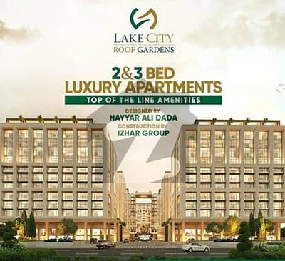لیک سٹی روف گارڈنز لیک سٹی,رائیونڈ روڈ,لاہور میں 2 کمروں کا 5 مرلہ فلیٹ 3.21 کروڑ میں برائے فروخت۔