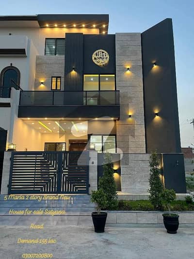 ستیانہ روڈ فیصل آباد میں 4 کمروں کا 5 مرلہ مکان 1.55 کروڑ میں برائے فروخت۔