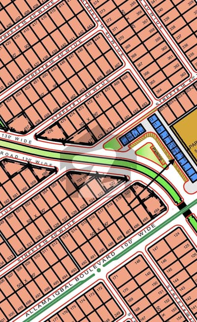 ٹاپ سٹی 1 - بلاک بی ٹاپ سٹی 1,اسلام آباد میں 5 مرلہ کمرشل پلاٹ 5.1 کروڑ میں برائے فروخت۔