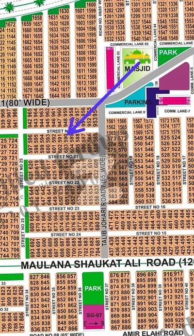 Dha Multan Sector F, 1, Kanal Plot  Reasonable Price For Sale. .