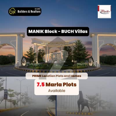Prime 7 Marla Residential Plot for Sale in Manik Block Buch Villas | Gated Community | Investment & Home-Site Opportunity