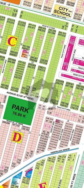 ڈی ایچ اے فیز 6 - بلاک سی فیز 6,ڈیفنس (ڈی ایچ اے),لاہور میں 1 کنال رہائشی پلاٹ 6.55 کروڑ میں برائے فروخت۔