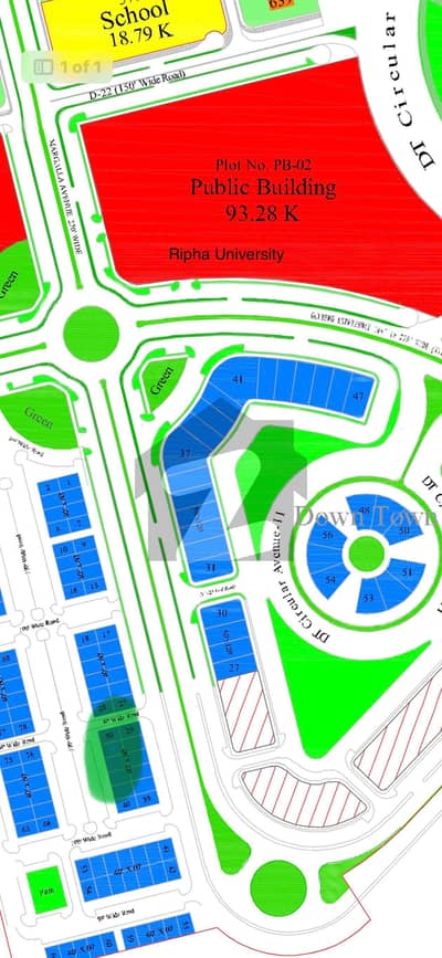 گلبرگ اسلام آباد میں 10 مرلہ کمرشل پلاٹ 5.2 کروڑ میں برائے فروخت۔
