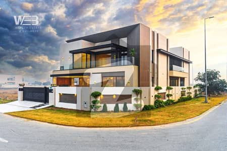 Modern Designed With Corner 1 Kanal House 10 Mint Away FROM Park In DHA Phase 5
