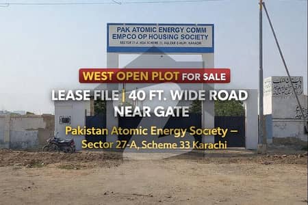 پاکستان اٹامک انرجی کمیشن سوسائٹی سکیم 33 - سیکٹر 52-اے,سکیم 33,کراچی میں 10 مرلہ رہائشی پلاٹ 94.0 لاکھ میں برائے فروخت۔