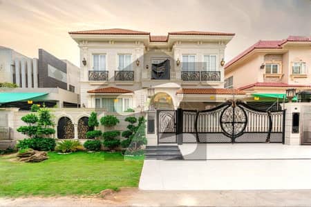 100% Original Add 1 Kanal Brand New Luxury Ultra-Spanish Design Full Basement Full Furnished Most Beautiful Bungalow For Sale At Prime Location Of DHA Phase 5 Lahore 70ft Road Main Approach