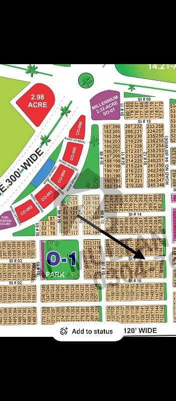 DHA Multan Sector O 1 Kanal Residential Plot Near To Park, Masjid And Commercial. Very Close To MPS Road Gate.