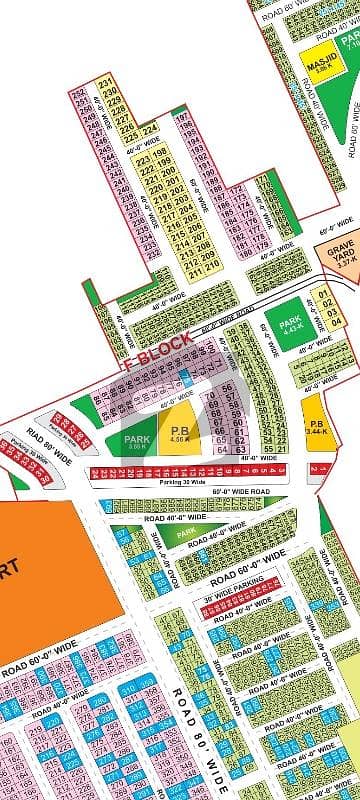 8 Marla low budget plot for sale