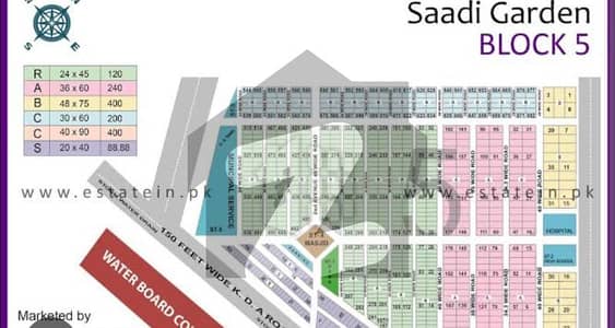 Saadi gardan block 5 120 corner leased plot