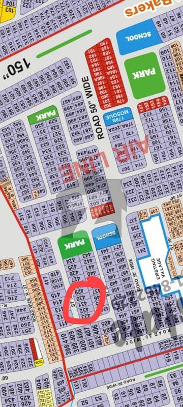 Air Line Housing Society Lhr 20 Marla Plot For Sale