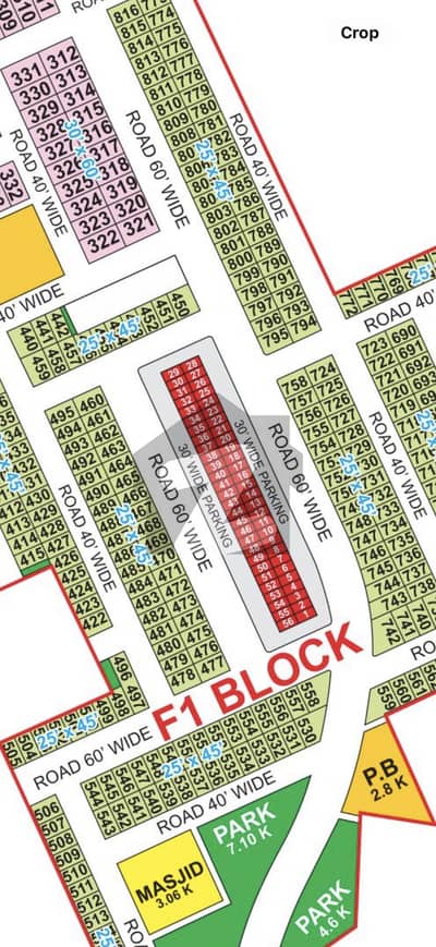 8 marla F2 plot Bahria orchard