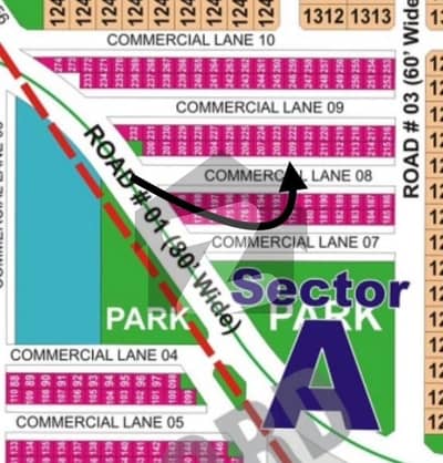 ڈی ایچ اے ڈیفنس ۔ سیکٹر اے ڈی ایچ اے ڈیفینس,بہاولپور میں 4 مرلہ کمرشل پلاٹ 1.1 کروڑ میں برائے فروخت۔